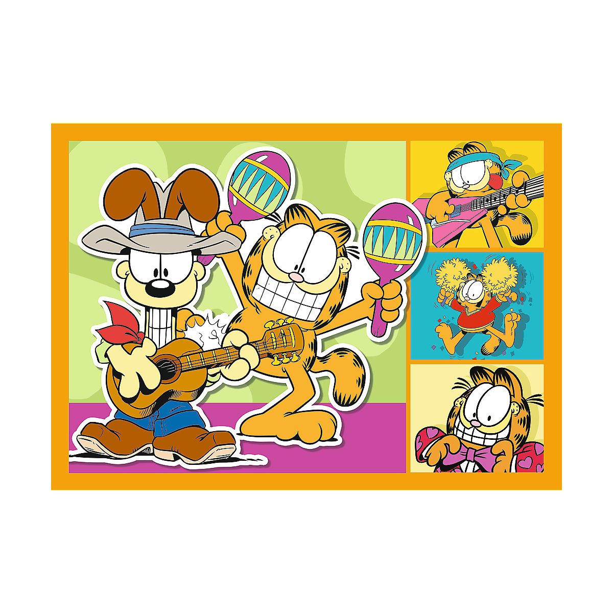 Puzzle Garfield 4w1 4w1 el. Trefl (34673)
