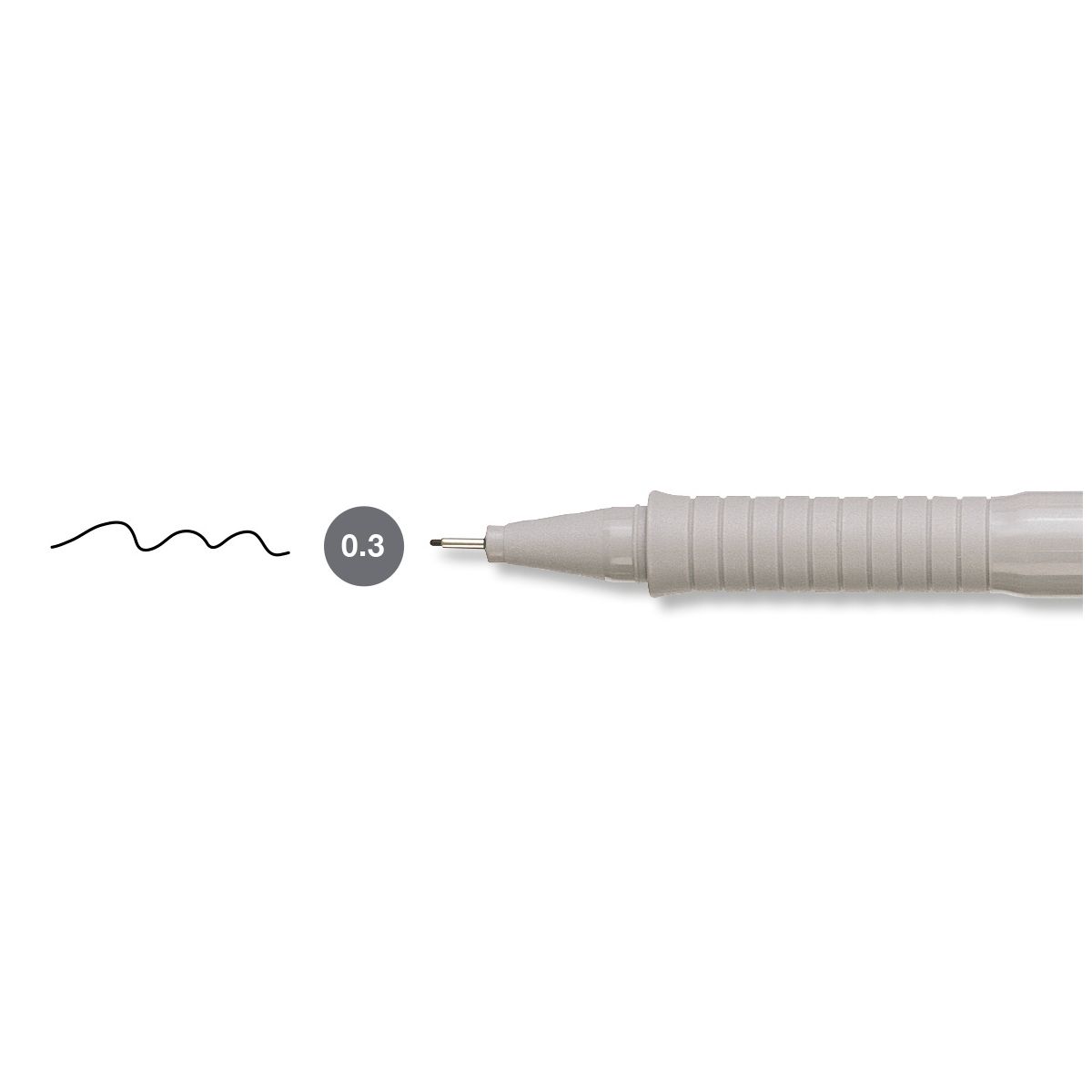 Cienkopis kreślarski Faber Castell Ecco Pigment czarny 0,3mm 1kol. (FC166399)