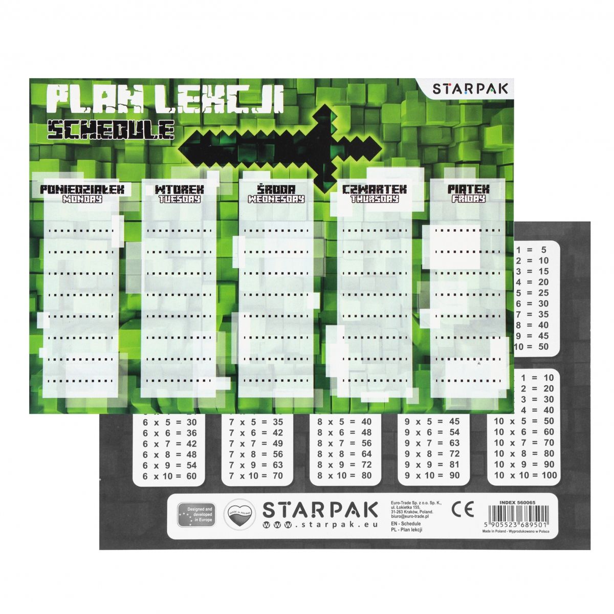 Plan lekcji Starpak Pixel (560065)