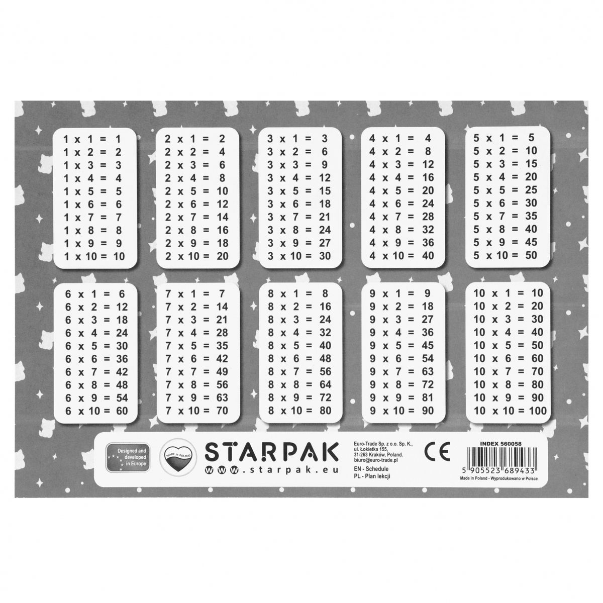Plan lekcji Starpak (560058)