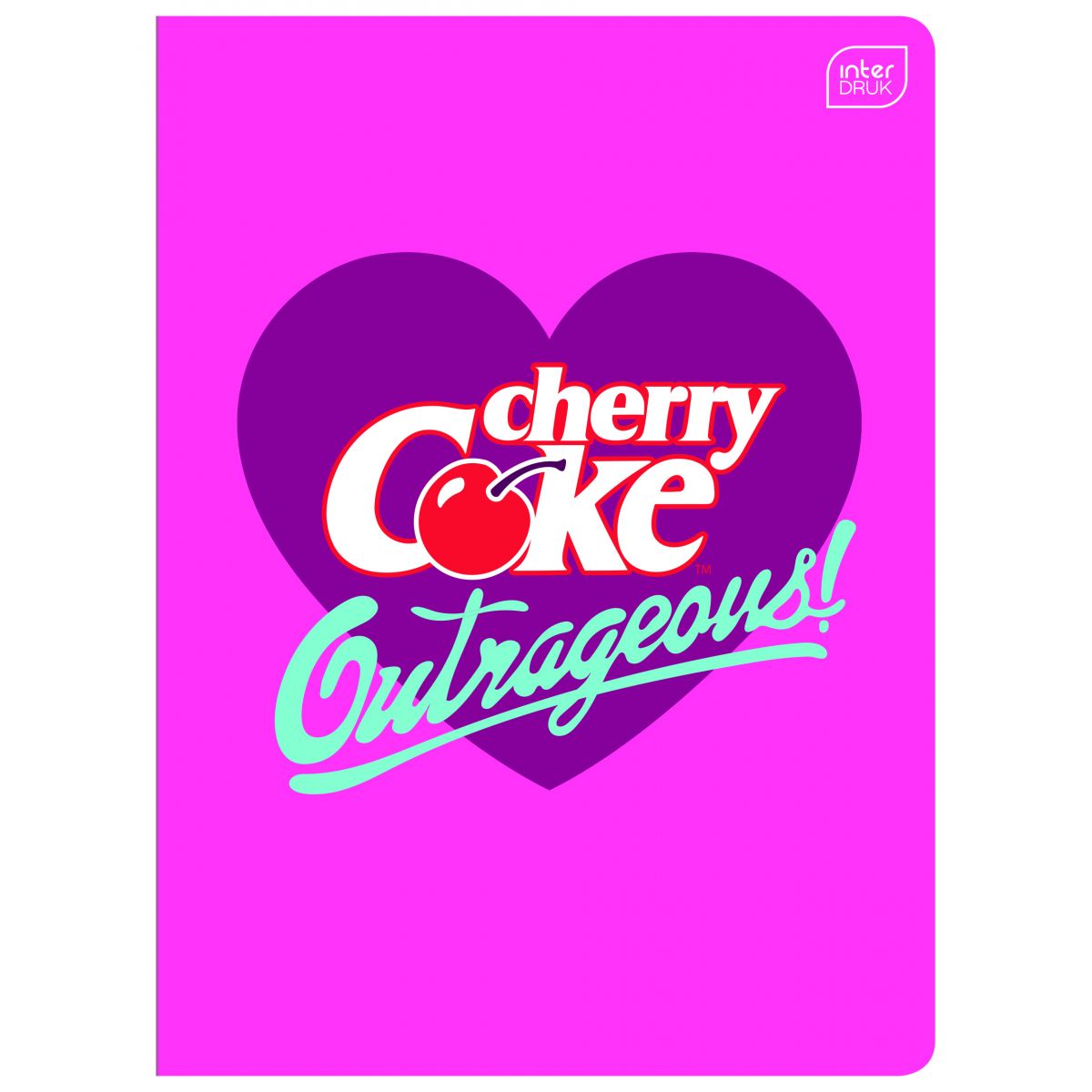 Zeszyt Interdruk COCA COLA MAT+UV A5 32k. 70g krata