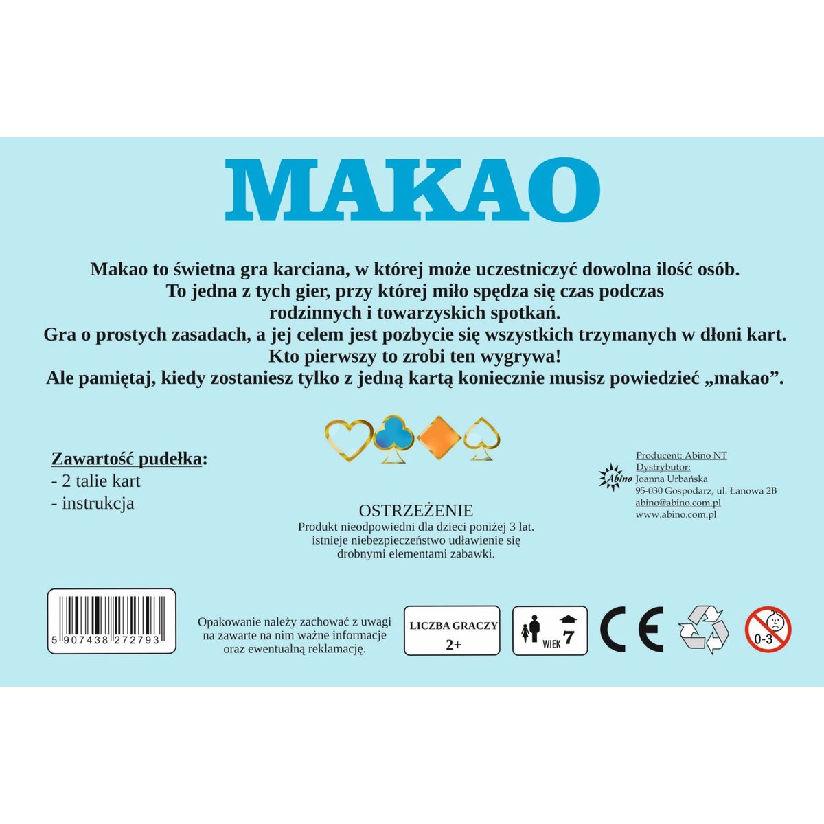 Gra karciana Abino Makao
