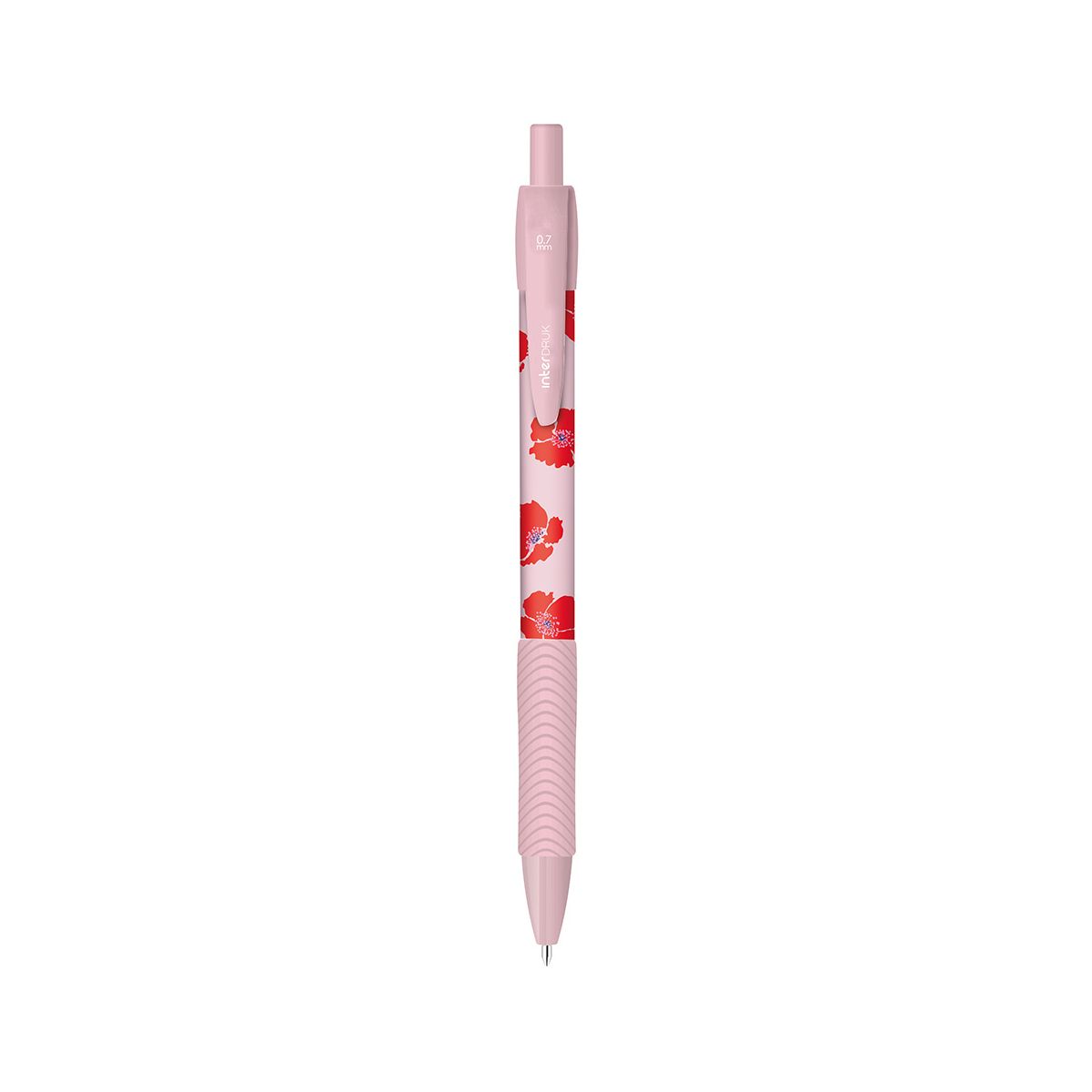 Długopis wymazywalny Interdruk TUTTO BELLO z gripem niebieski 0,7mm (żelowy)