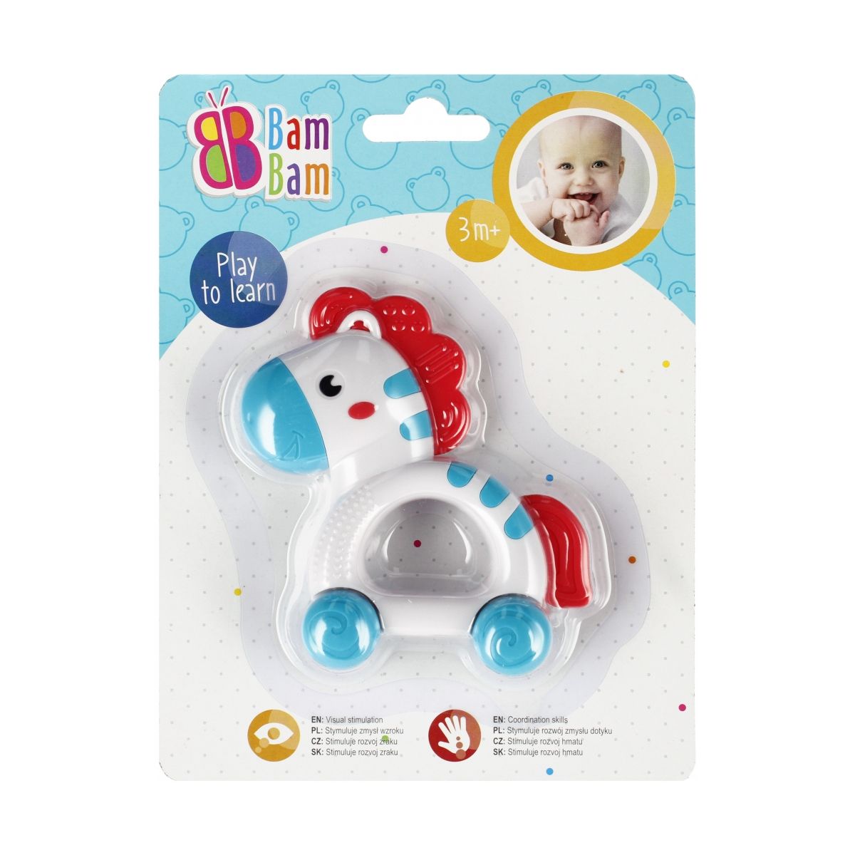 Grzechotka Bam Bam Zebra (515008)