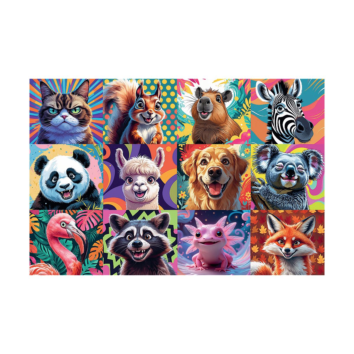 Puzzle Zabawne portrety zwierząt 300 el. Trefl (23030)