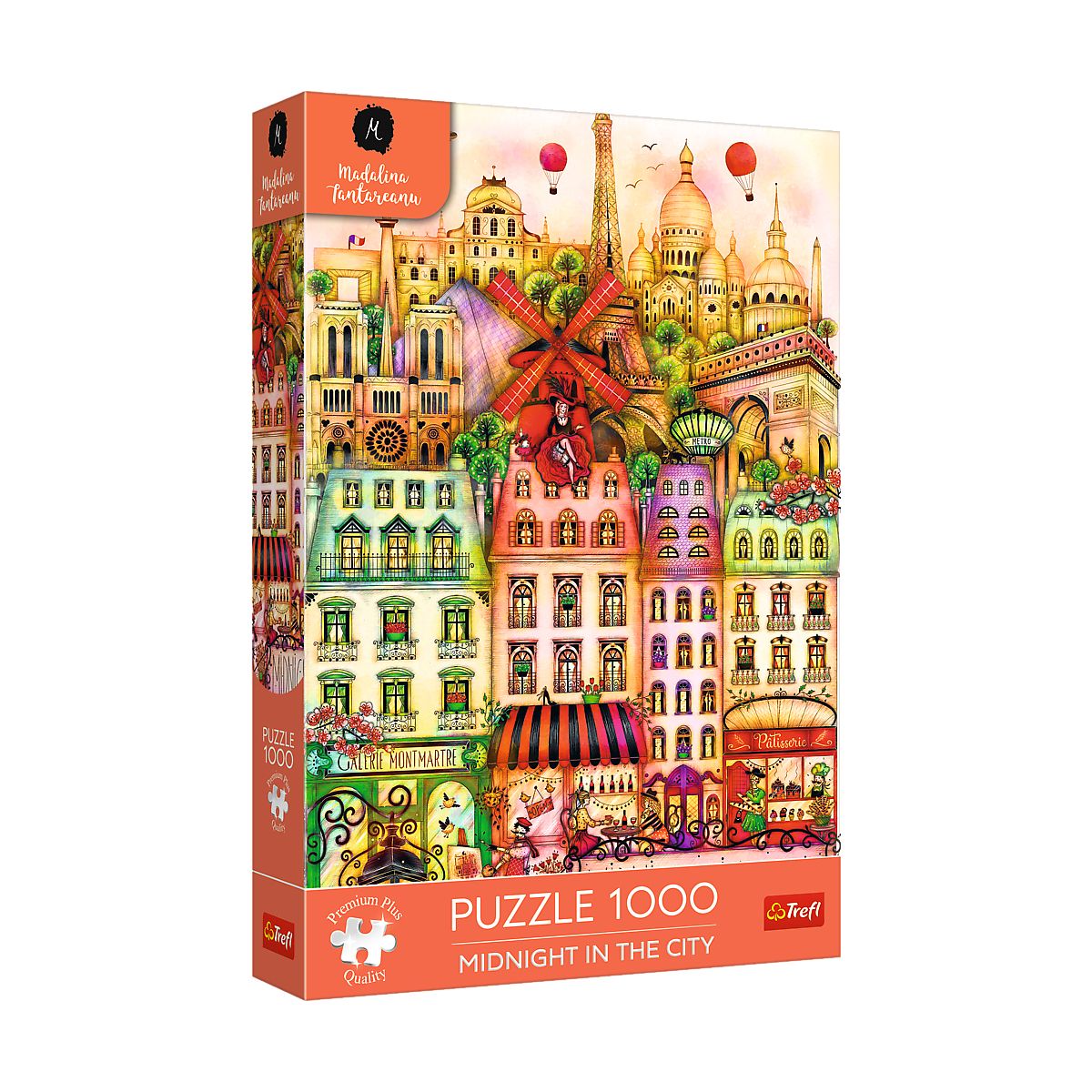 Puzzle premium plus O północy w Paryżu 1000 el. Trefl (12073)
