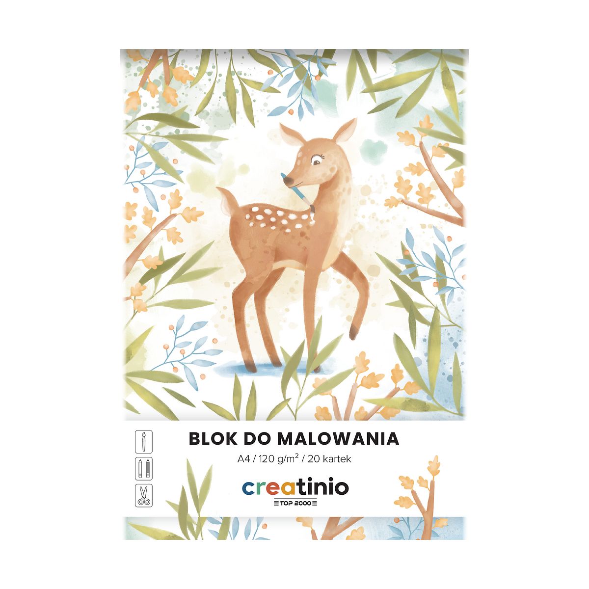 Blok rysunkowy Top 2000 A4 120g 20k (400176686)