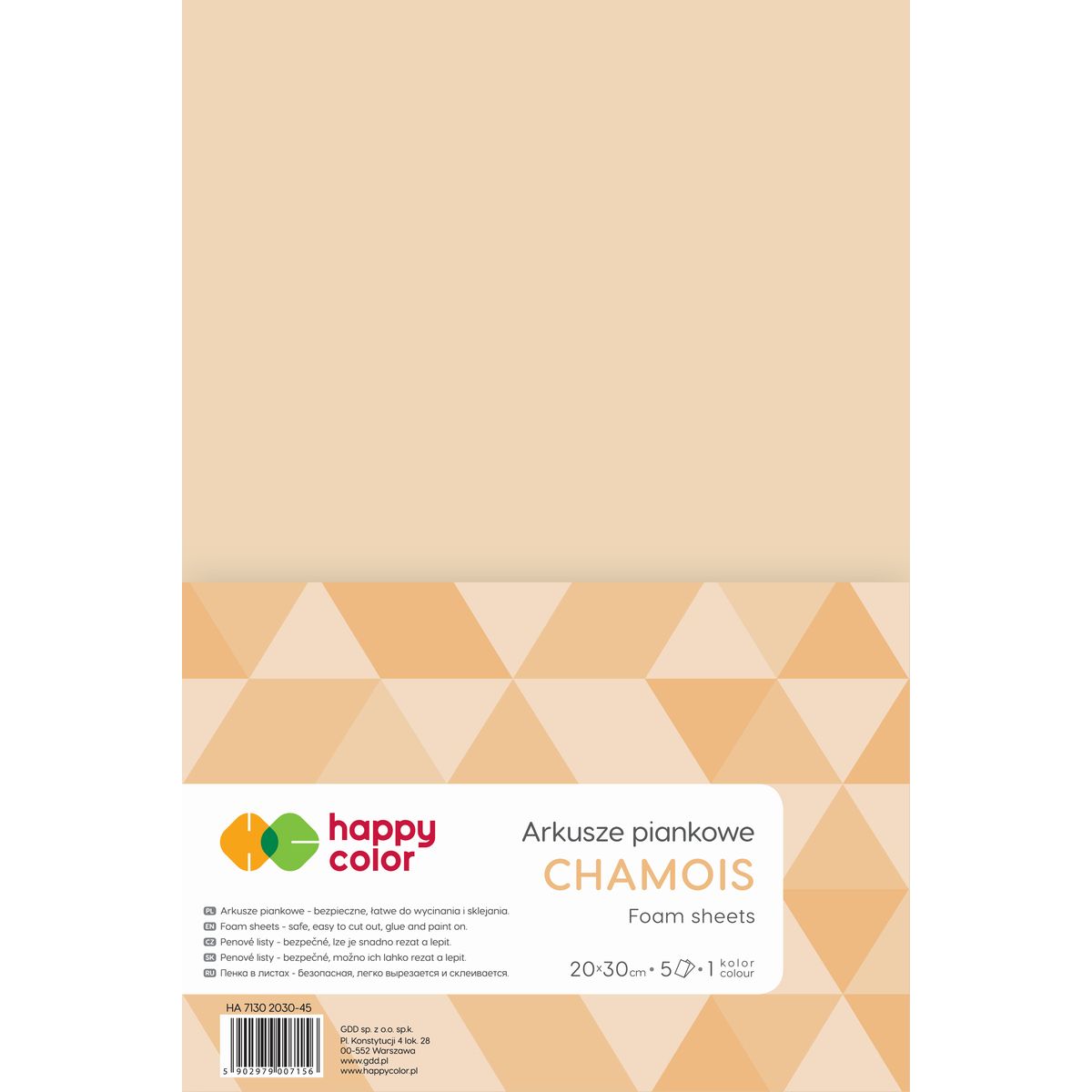 Arkusz piankowy Happy Color (HA 7130 2030-45)