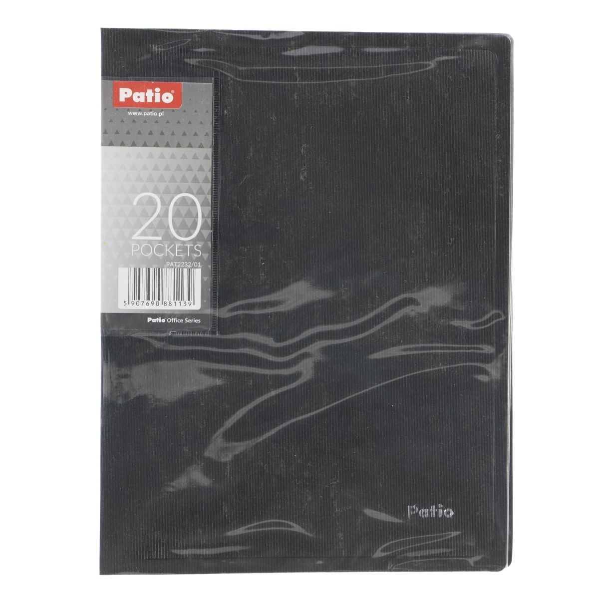 Teczka ofertowa Patio A5 kolor: czarno-pomarańczowy 20 kieszeni (PAT2232/N/01)