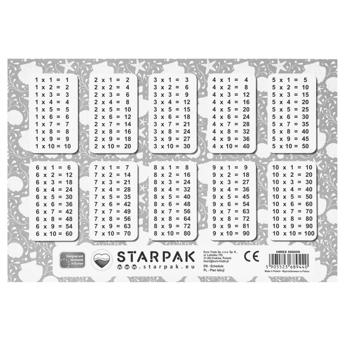 Plan lekcji Starpak Shell (560059)