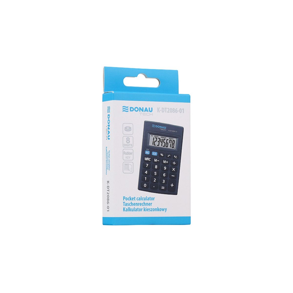 Kalkulator kieszonkowy Donau Tech (K-DT2086-01)