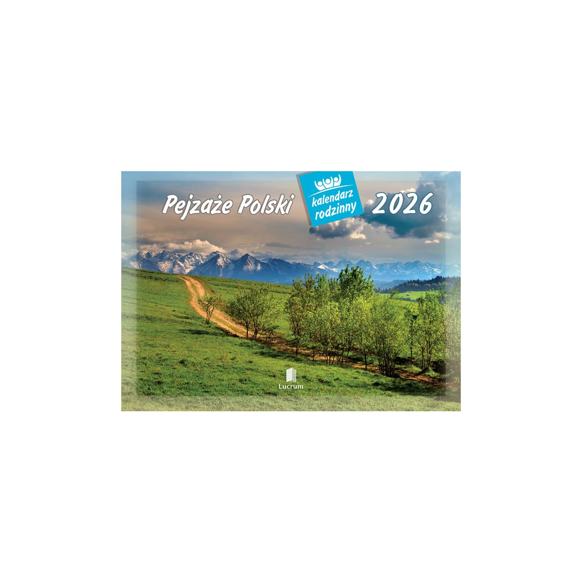 Kalendarz ścienny Pejzaże Polski rodzinny 2023 280mm x 200mm Lucrum (WL03)