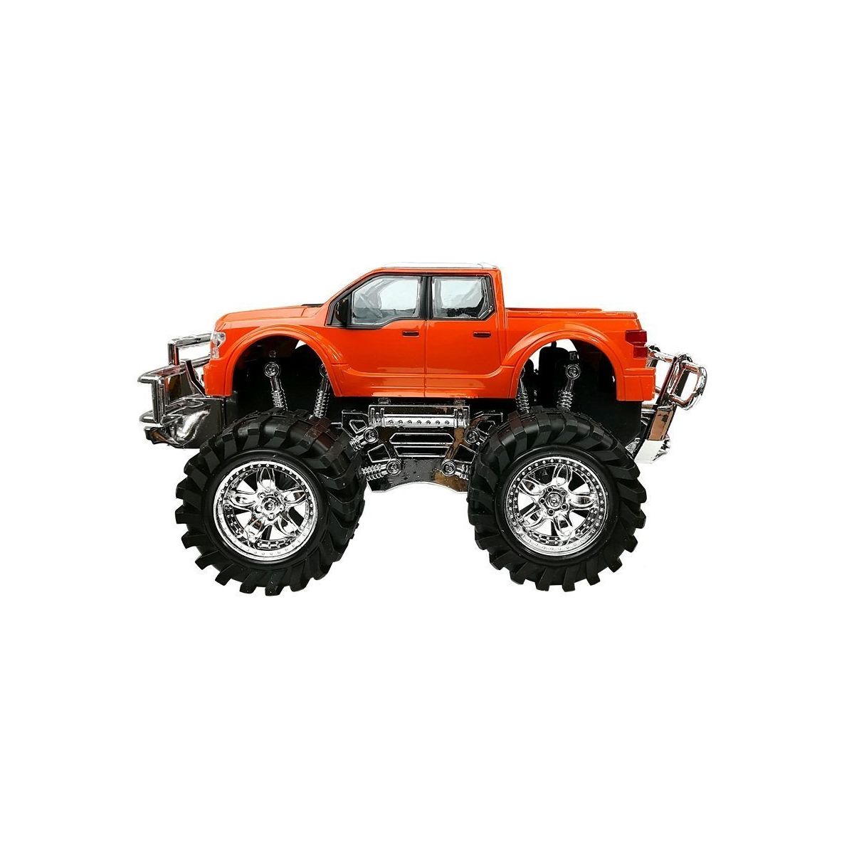 Samochód Lean Zestaw Pojazdów Czerwony Monster Truck Czarne BMW Laweta 58 cm (9268)