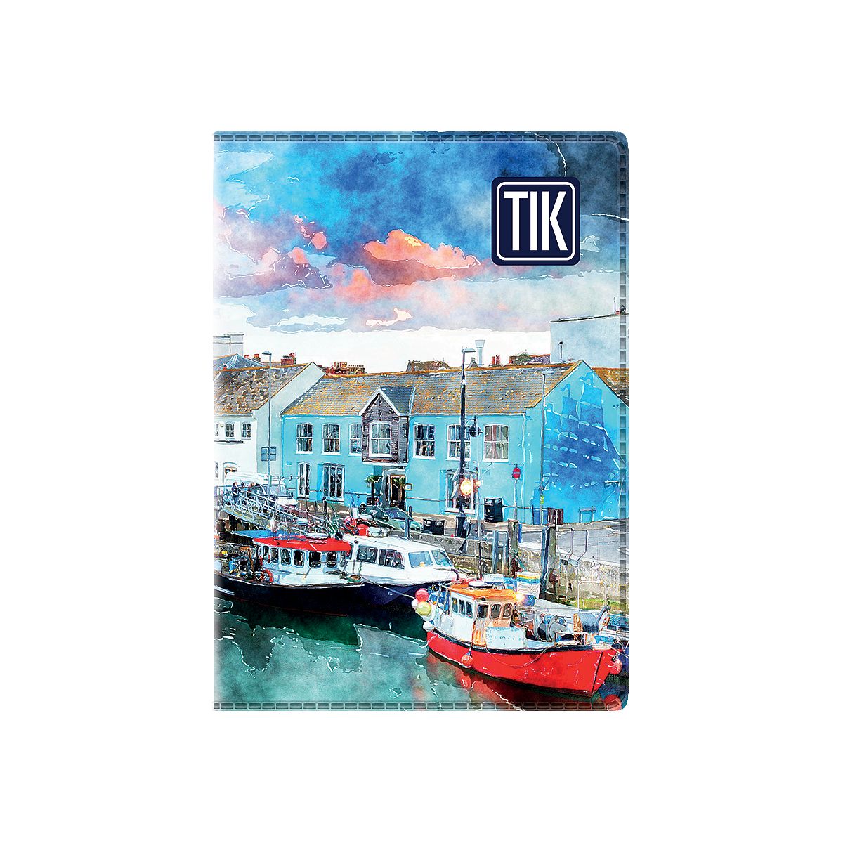 Kalendarz książkowy (terminarz) TIK IMPRESS kieszonkowy 82mm x 120mm Telegraph (K1)