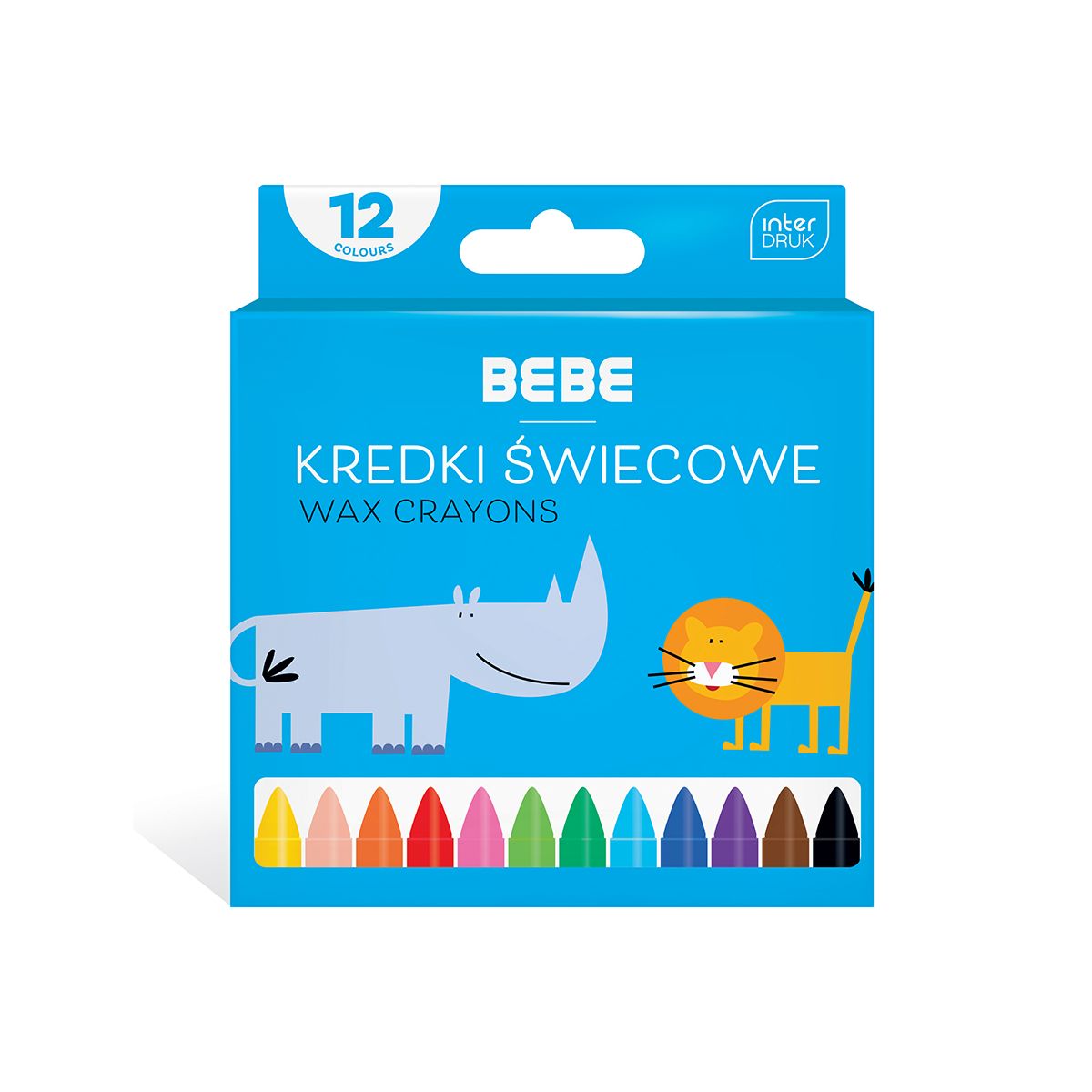 Kredki świecowe Bebe BB KIDS 12 kol 5902277326683 12 kol.