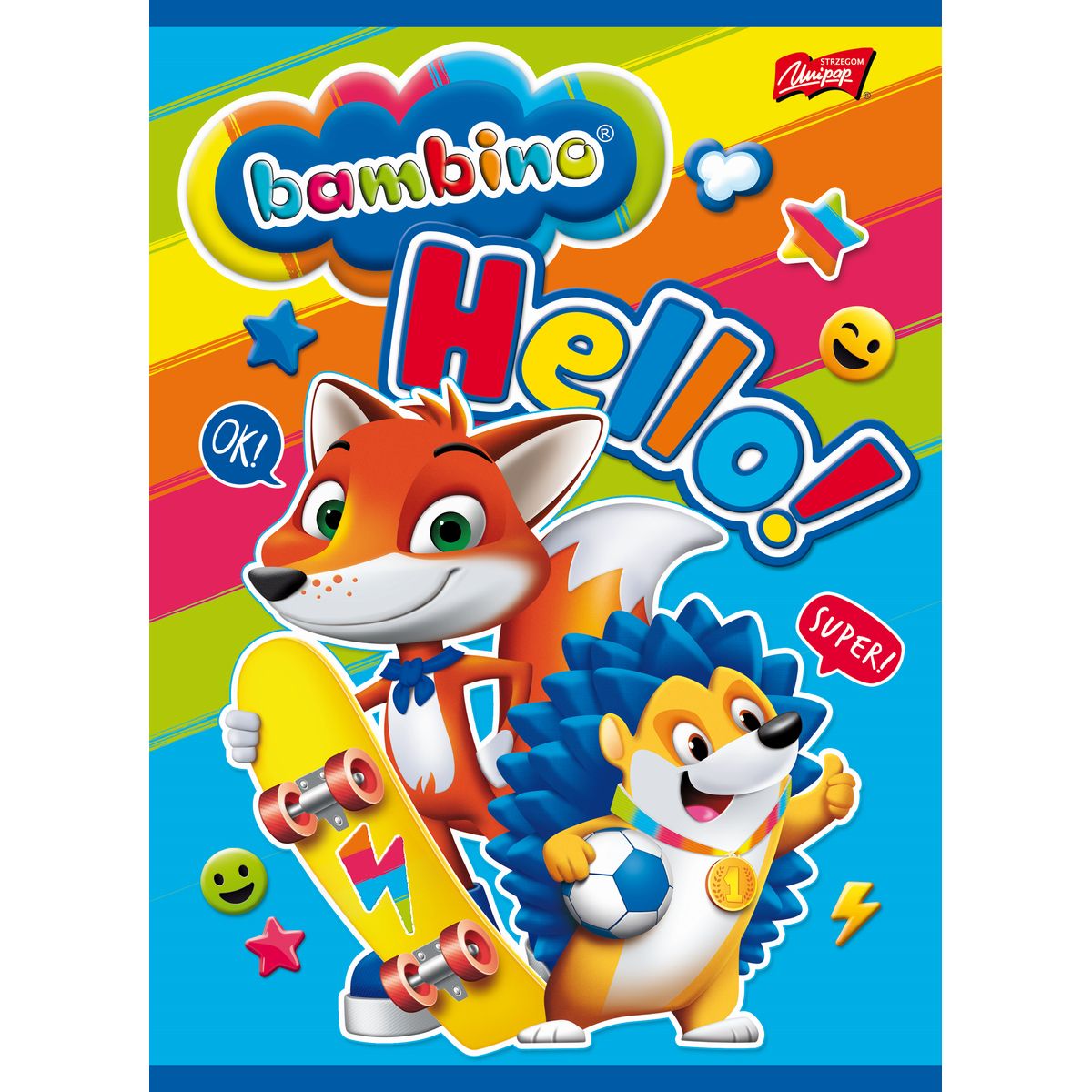 Zeszyt 	 Bambino A5 16k. krata Unipap (5903235001789)