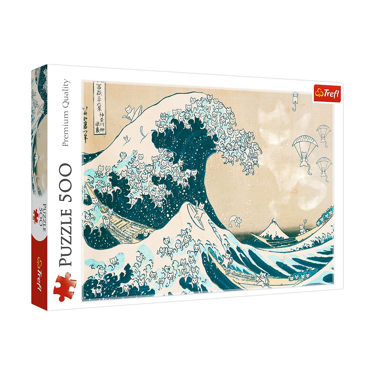 Puzzle Wielka kocia fala 500 el. Trefl (37537)