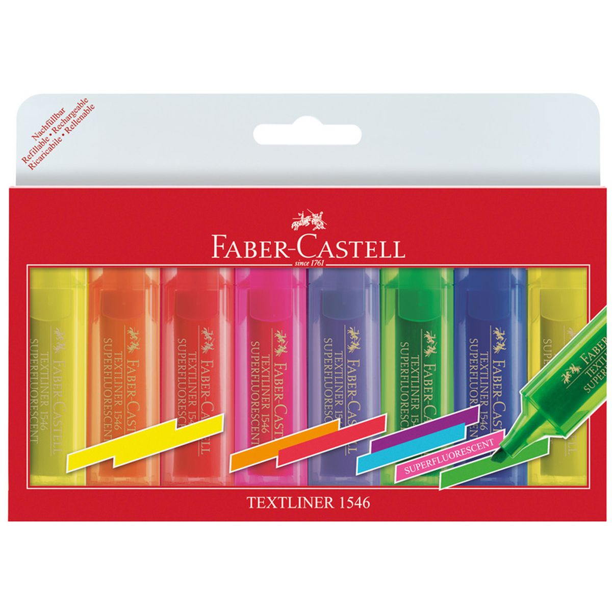 Zakreślacz Faber Castell, mix (FC154662)