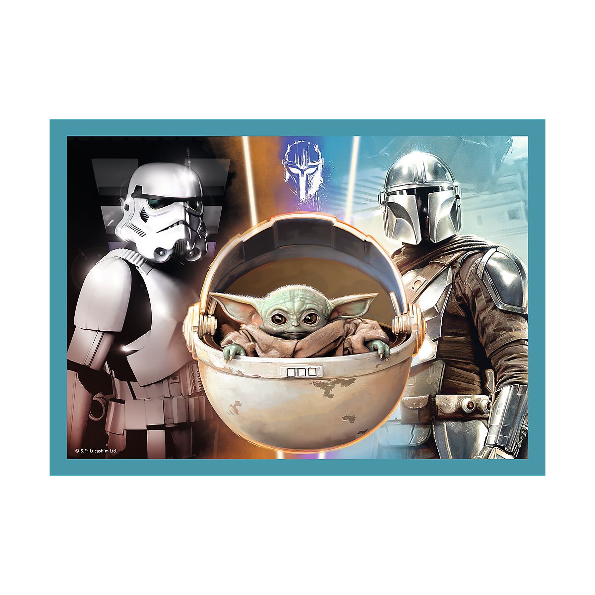 Puzzle Trefl Mandalorian 4w1 4w1 el. (34397)