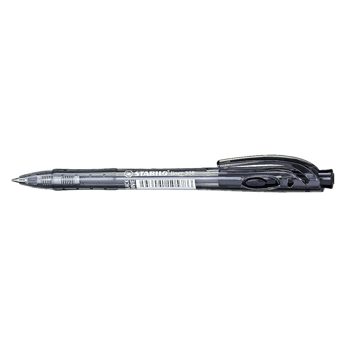 Długopis olejowy Liner czarny 0,4mm Stabilo (308/46)