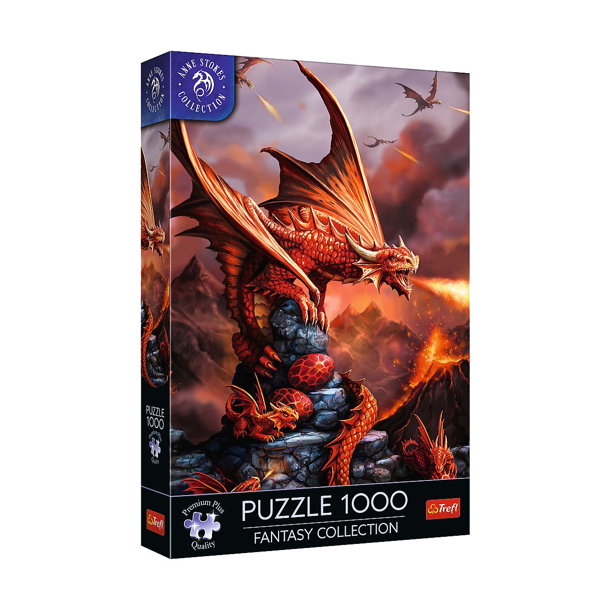 Puzzle Trefl Premium Plus Ognisty Smok 1000 el. (10900)