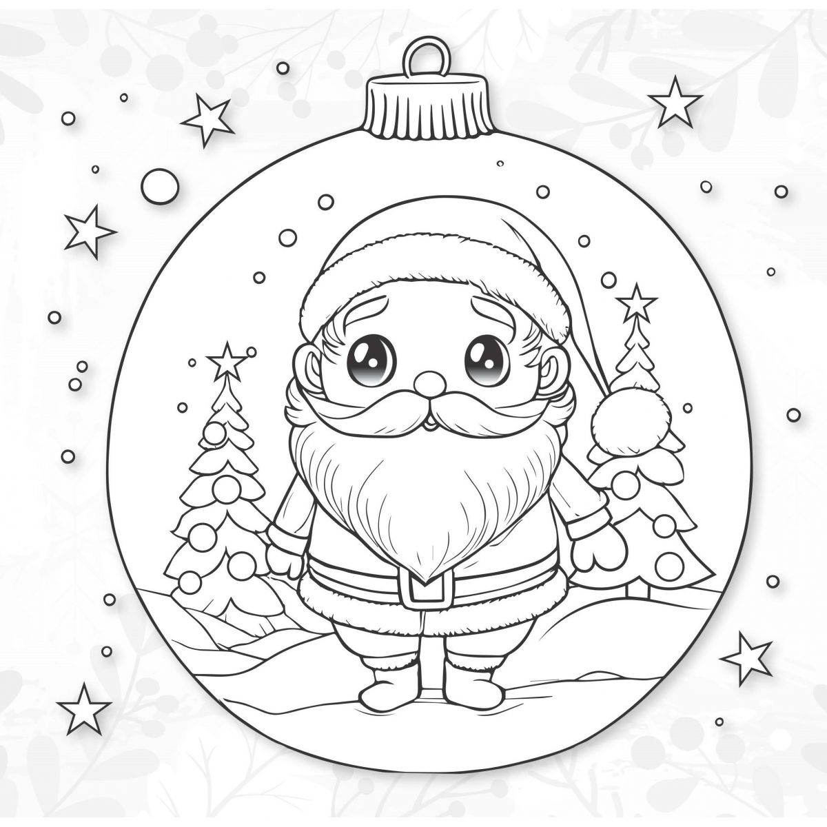 Kolorowanka Reniferek 3D