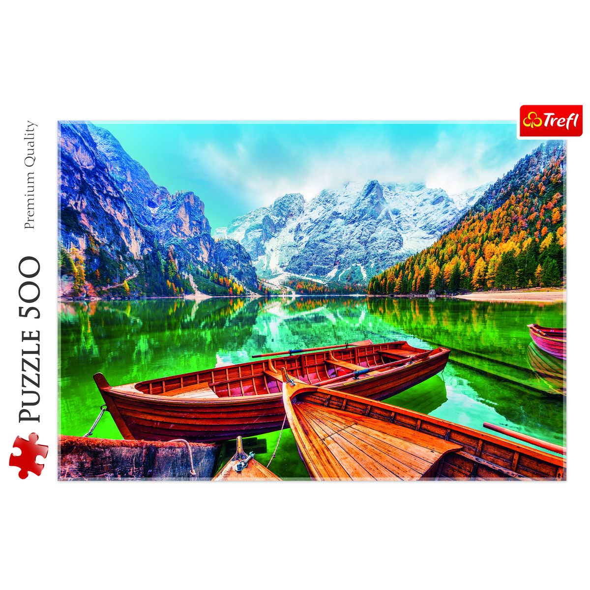 Puzzle Trefl Jezioro Braies, Włochy 500 el. (37486)