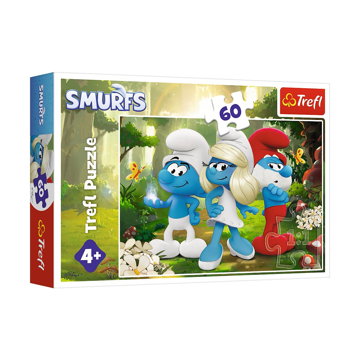 Puzzle Smerfy 60 el. Trefl (17401)