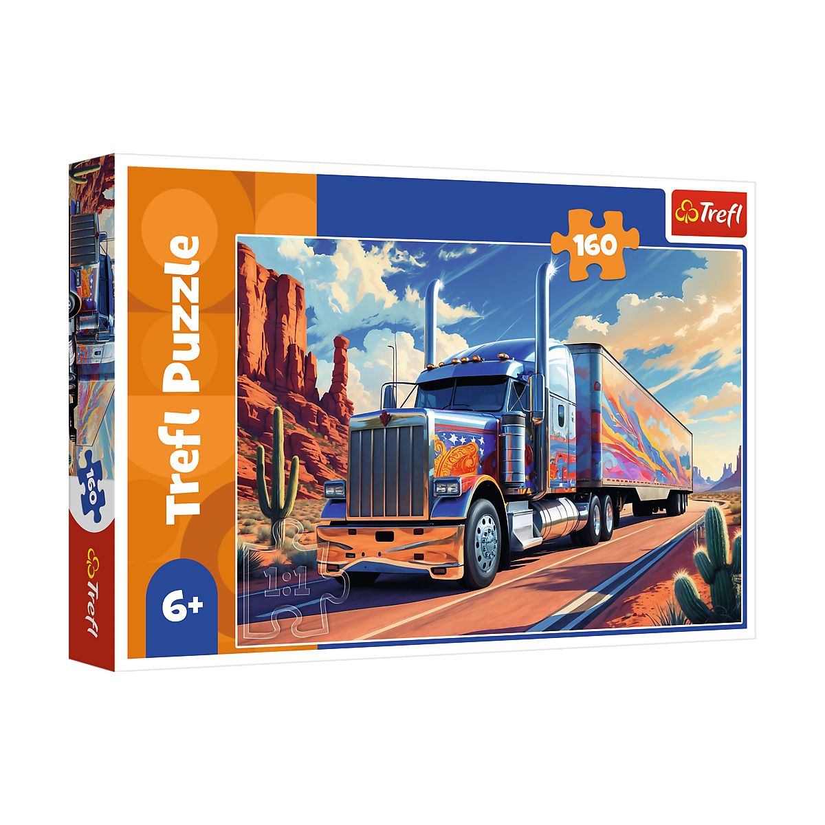 Puzzle Ciężarówka w trasie 160 el. Trefl (15413)