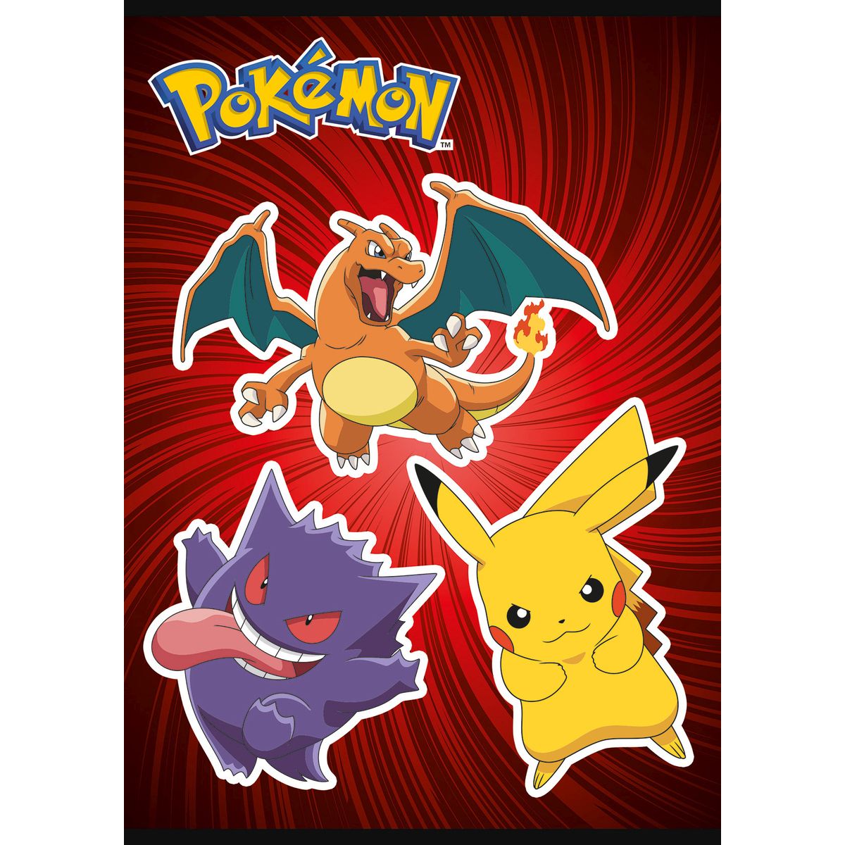Zeszyt Pokemon A5 16k. 70g krata Unipap