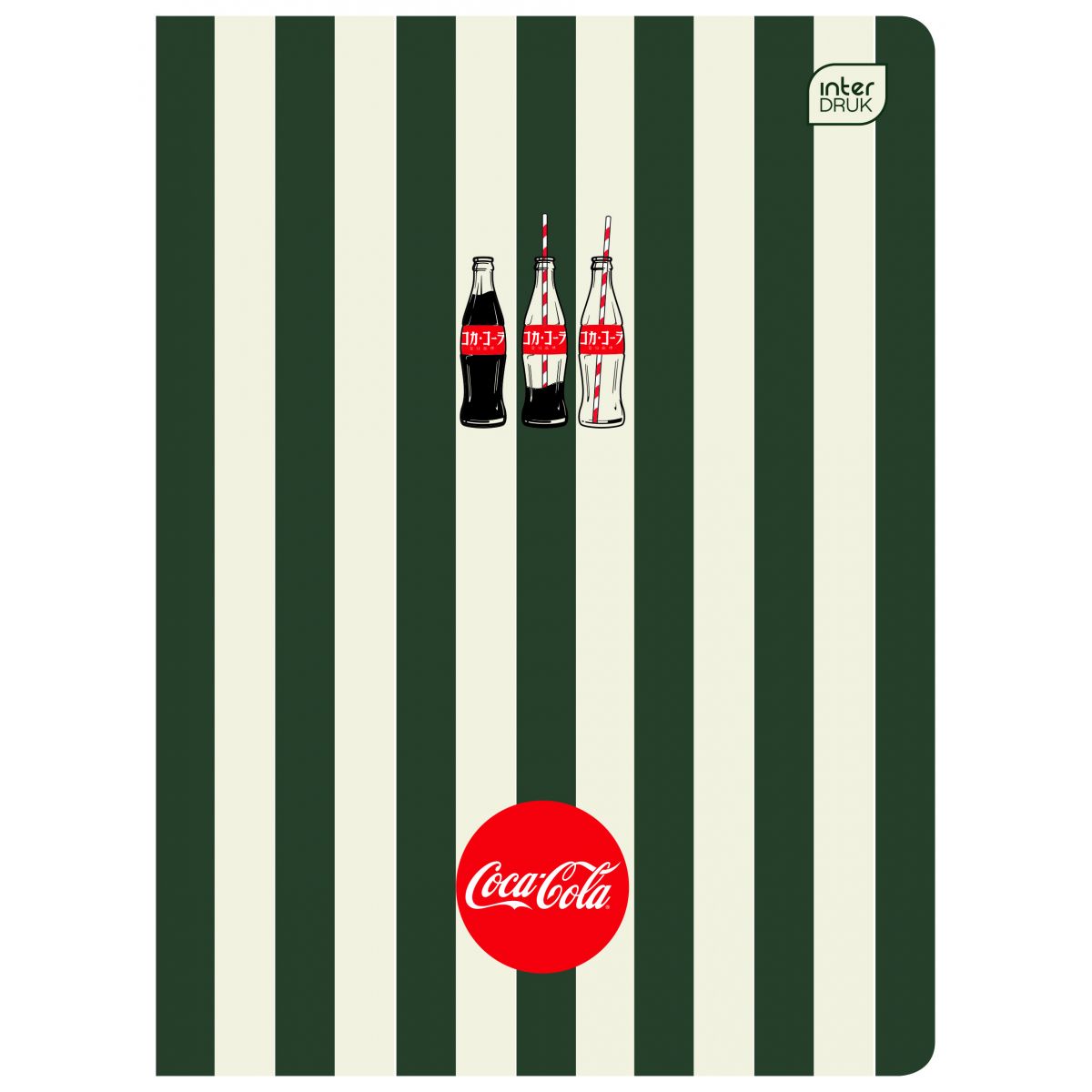 Zeszyt Interdruk SOFT TOUCH COCA COLA A5 80k. 70g krata