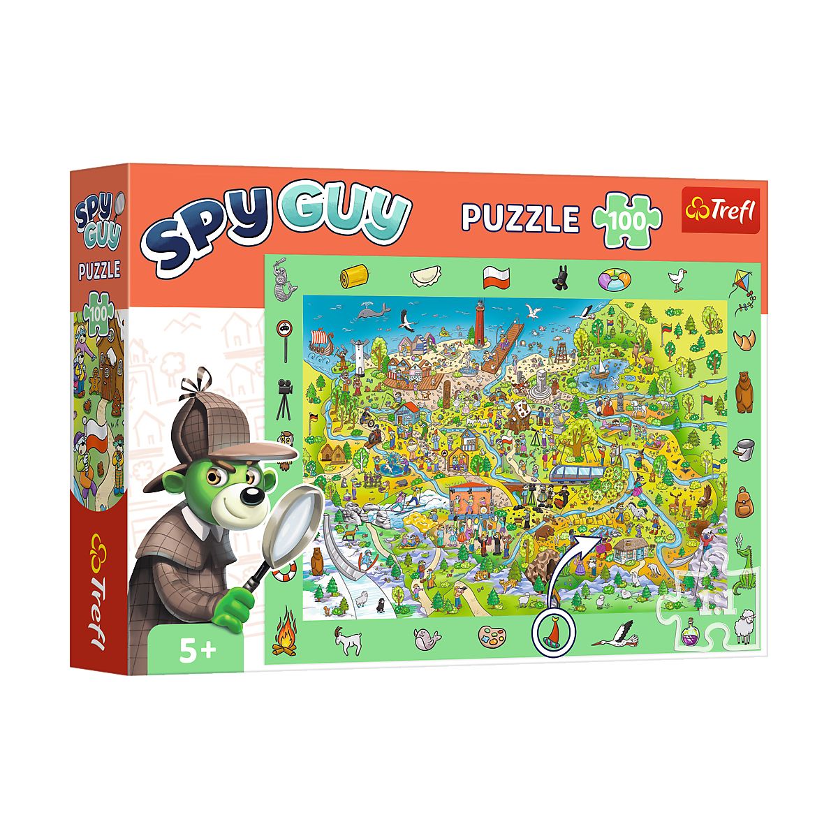 Puzzle Trefl Rodzina Treflików Spy Guy - Polska (15596)