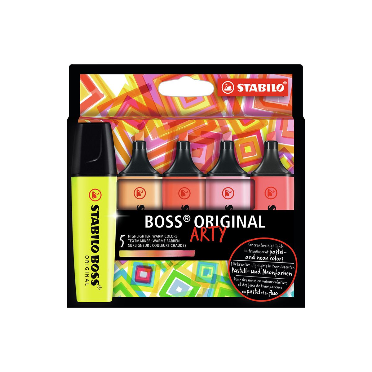 Zakreślacz BOSS mix 2,0-4,0mm Stabilo (70/5-02-1-20)