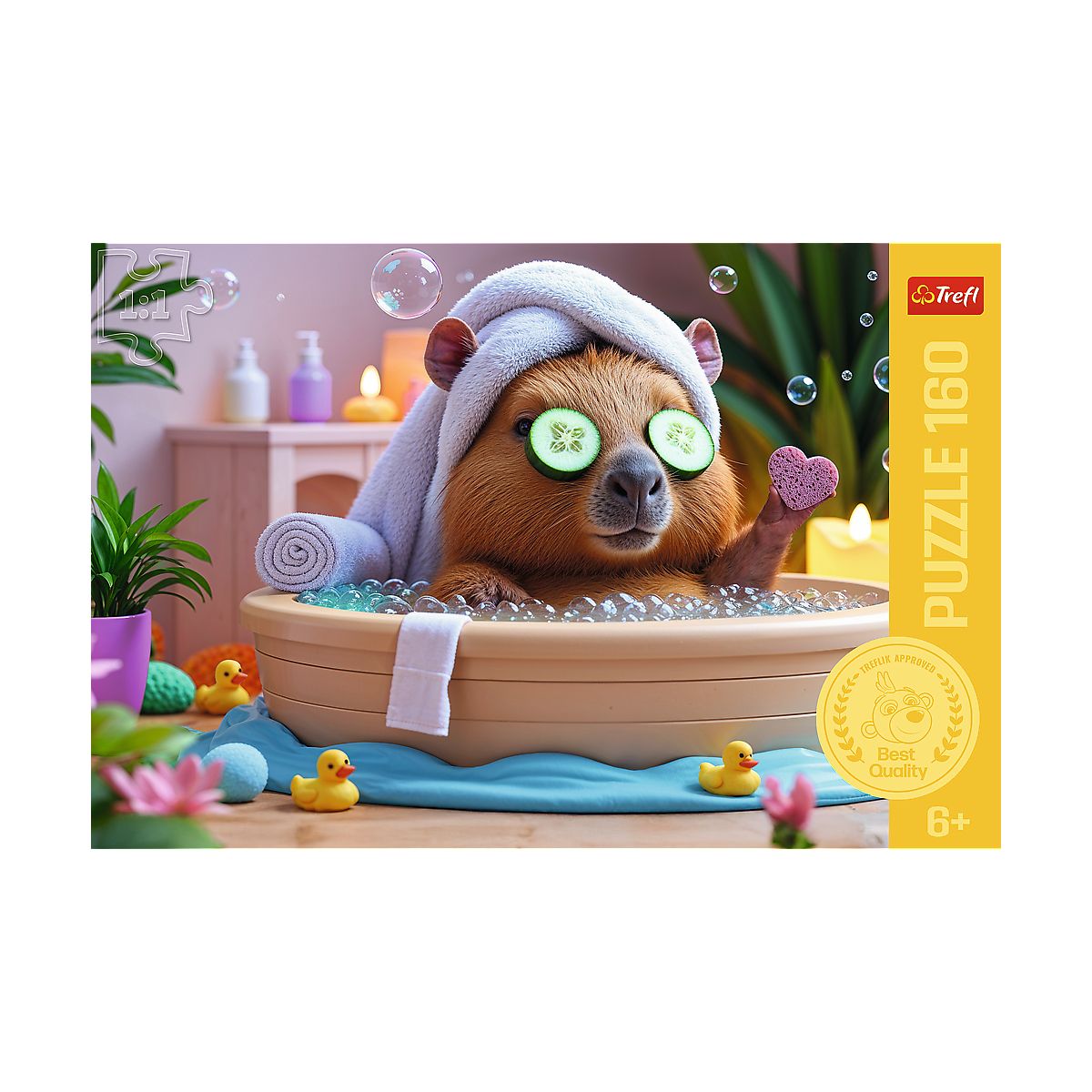 Puzzle Kapibara 160 el. Trefl (15433)