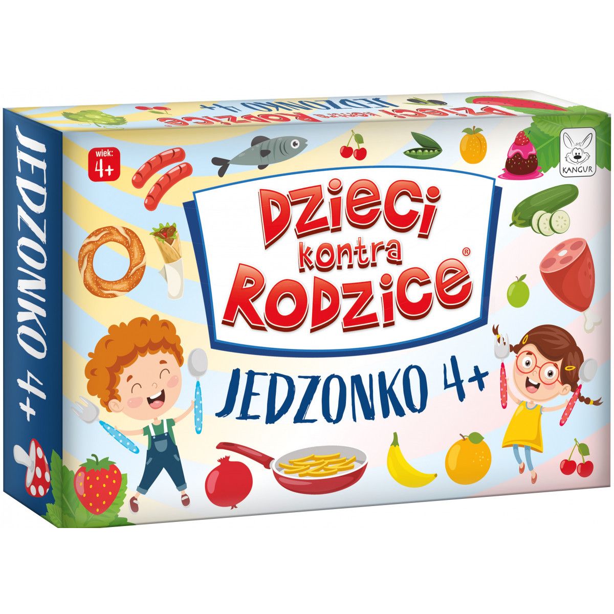 Gra karciana Kangur Dzieci kontra rodzice Jedzonko 4+