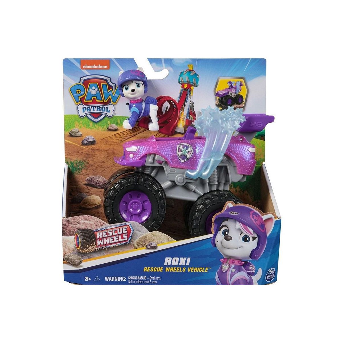 Samochód Spin Master Psi Patrol Rescue Wheels Monster Truck Pojazd + figurka Roxie (6070222)