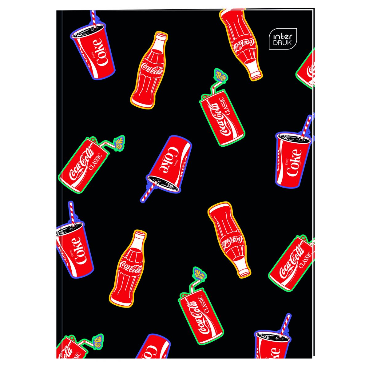 Zeszyt Interdruk COCA COLA MAT+UV A4 32k. 70g krata