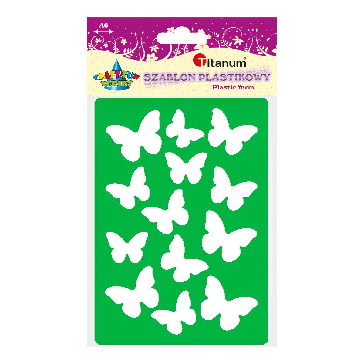 Szablon Titanum Craft-Fun Series A6 motyle (22933)