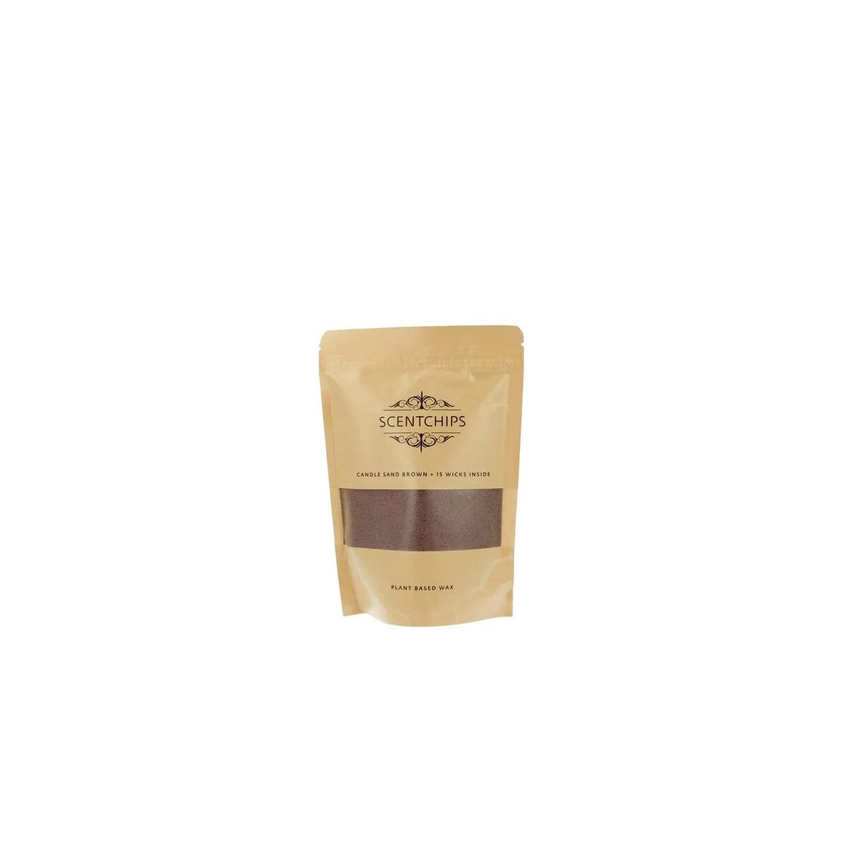 Świeca Pavoncella piaskowa 250g brązowa (8716516204277)