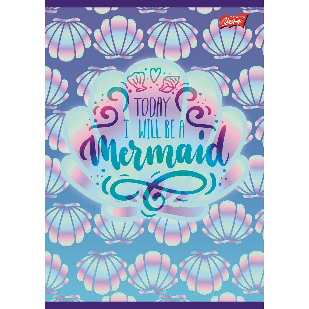 Zeszyt Mermaid A5 16k. podwójna linia kolor Unipap