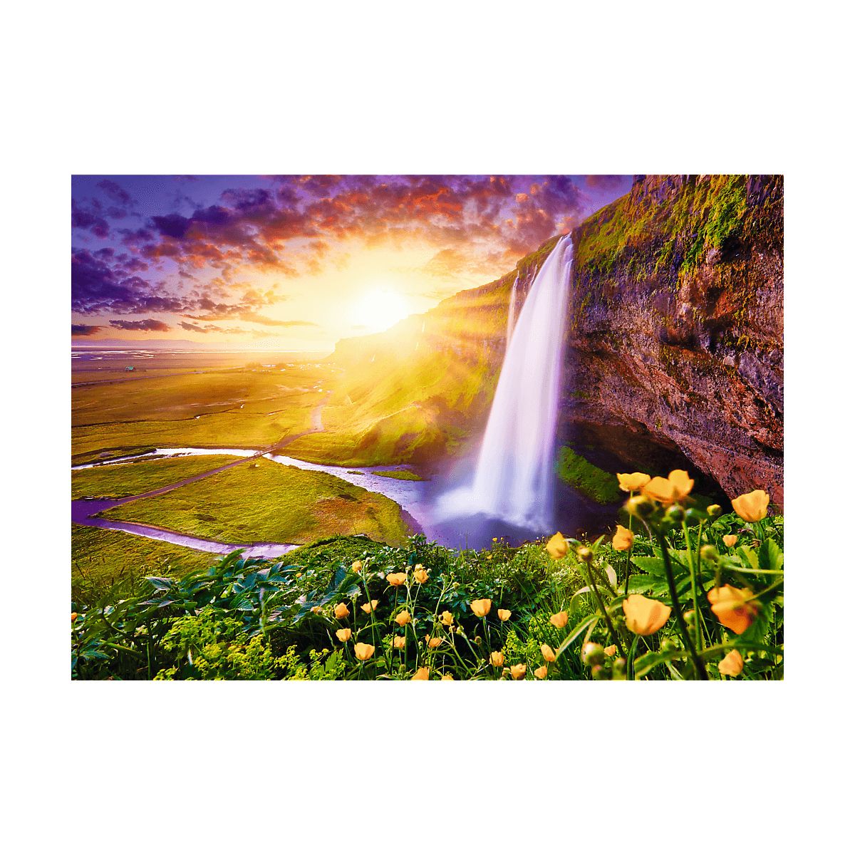 Puzzle Trefl UFT Seljalandsfoss Waterfall, Iceland 1000 el. (10756)