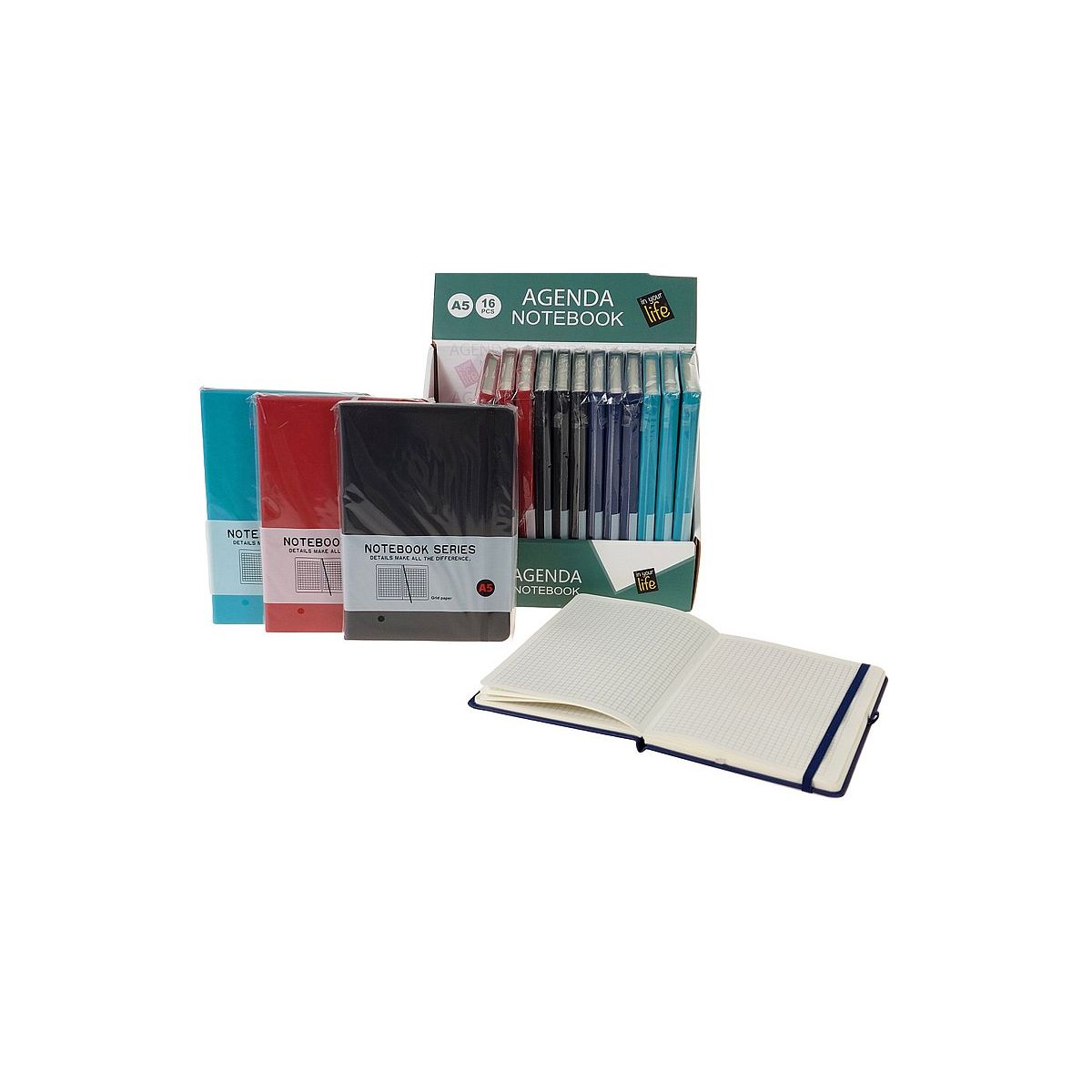 Notes (notatnik) A5 krata [mm:] 210x150 Adar (588622)