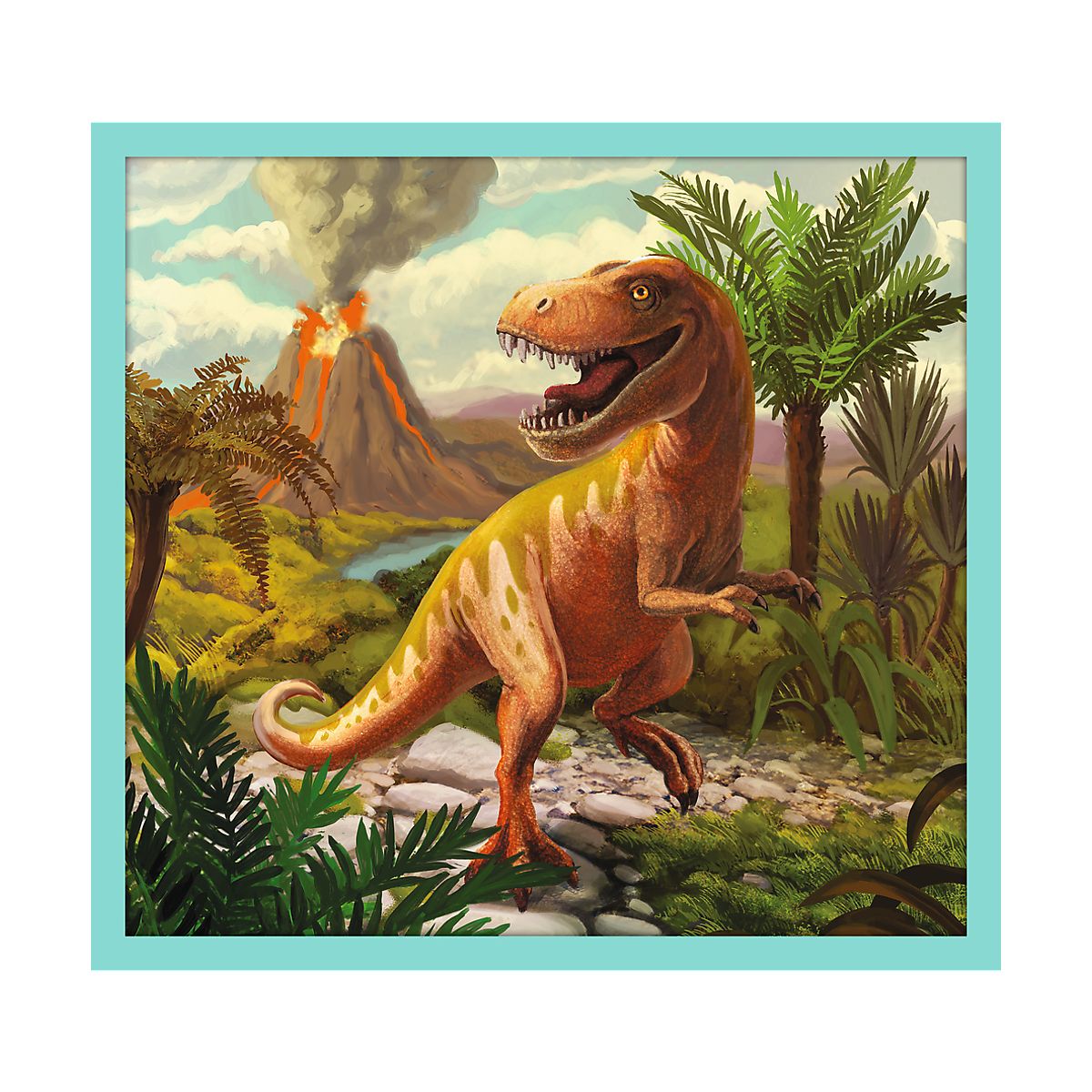 Puzzle Trefl W świecie Dinozaurów 10w1 el. (90390)