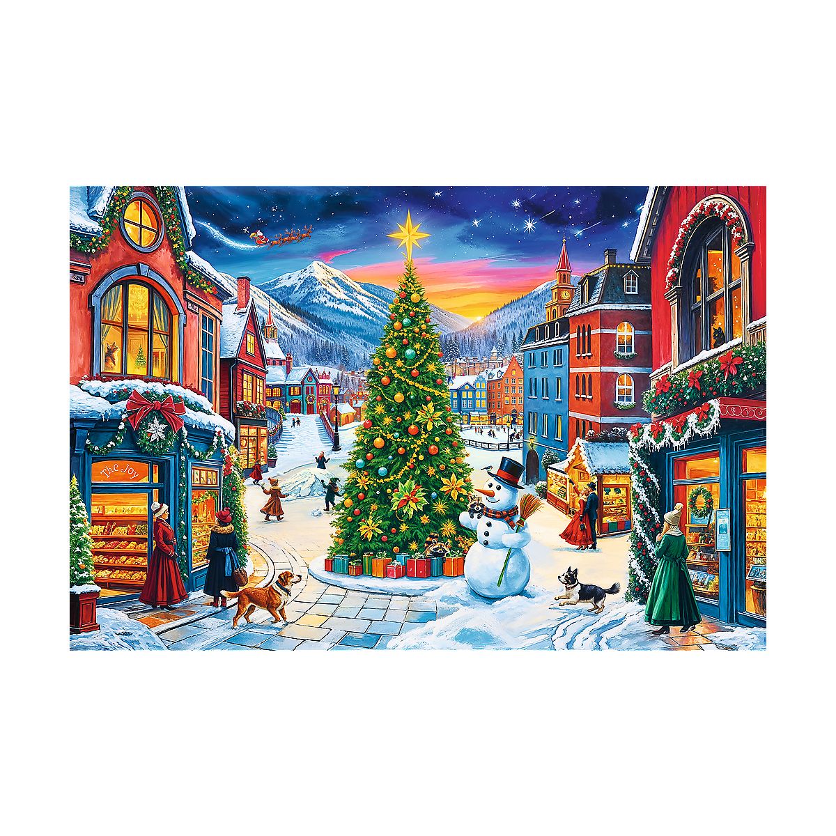 Puzzle Xmass Świąteczne miasteczko 300 el. Trefl (23104)
