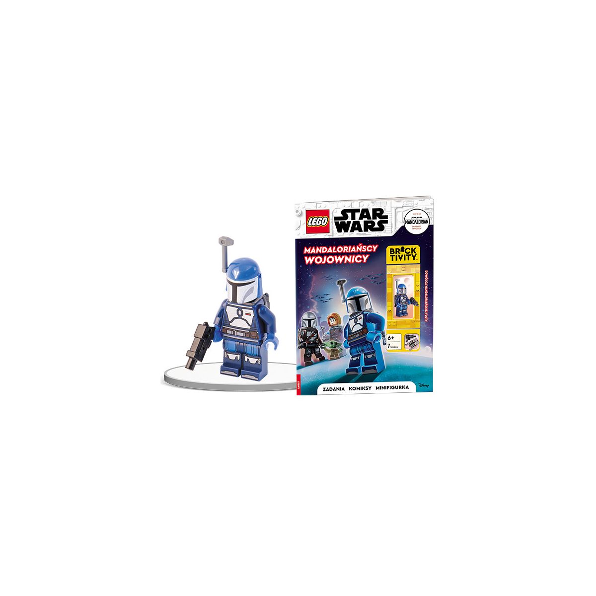 Książeczka edukacyjna Ameet LEGO® Star Wars™. Mandaloriańscy wojownicy LNC 63123 P1