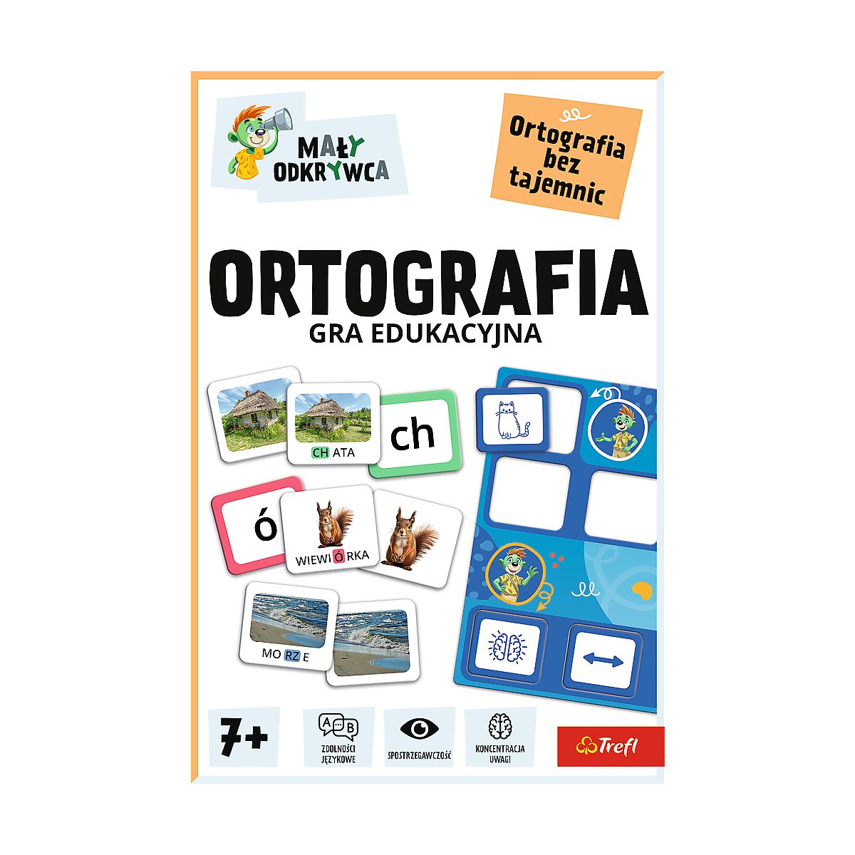 Gra edukacyjna Gabby Mały odkrywca Ortografia Trefl (02803)
