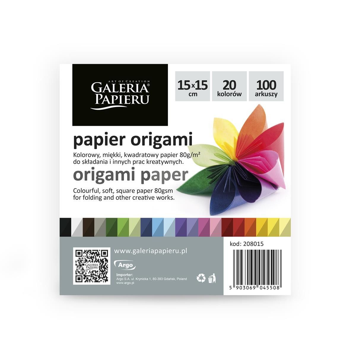 Origami Argo papier mix 15x15 (208015)