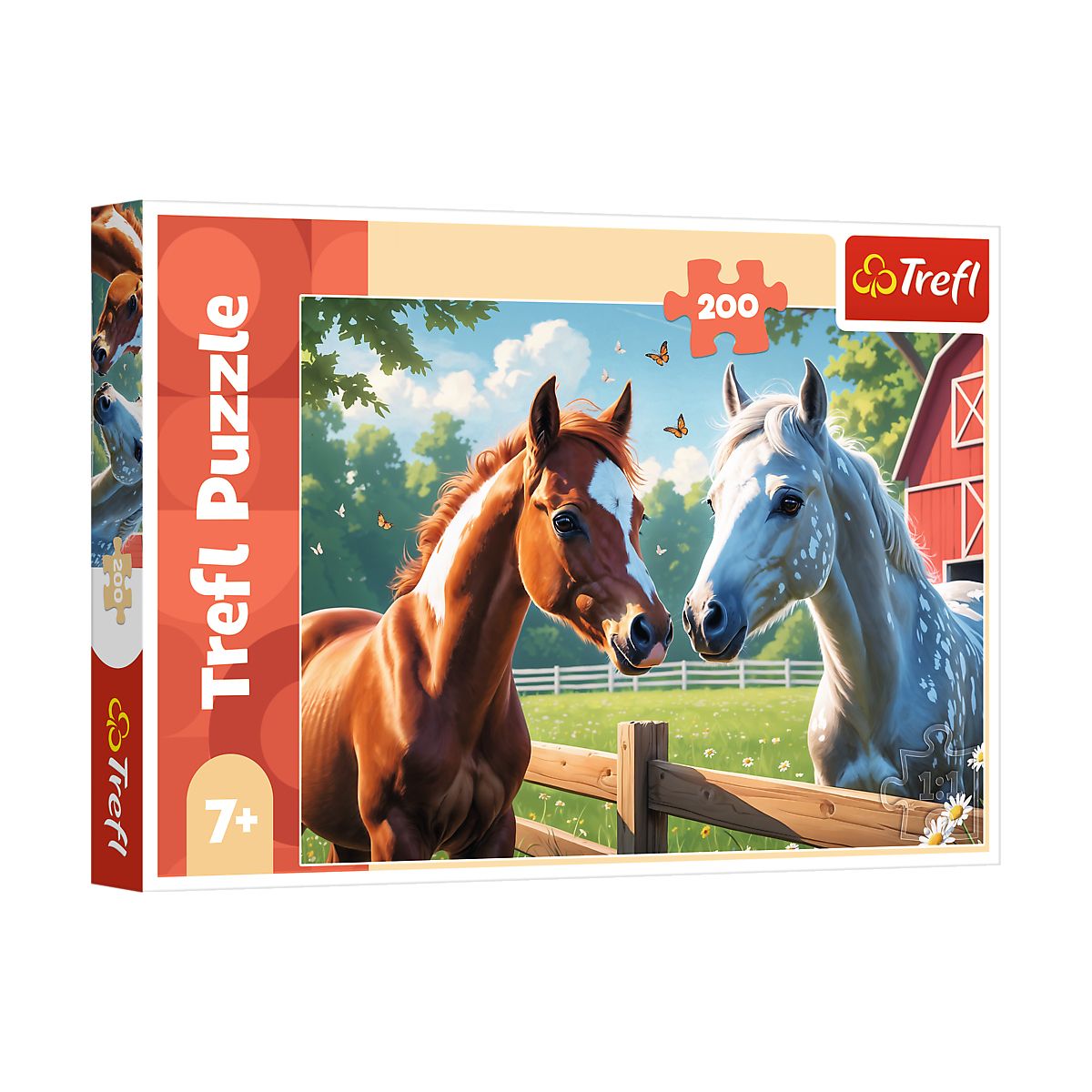 Puzzle Konie na polanie 200 el. Trefl (13328)