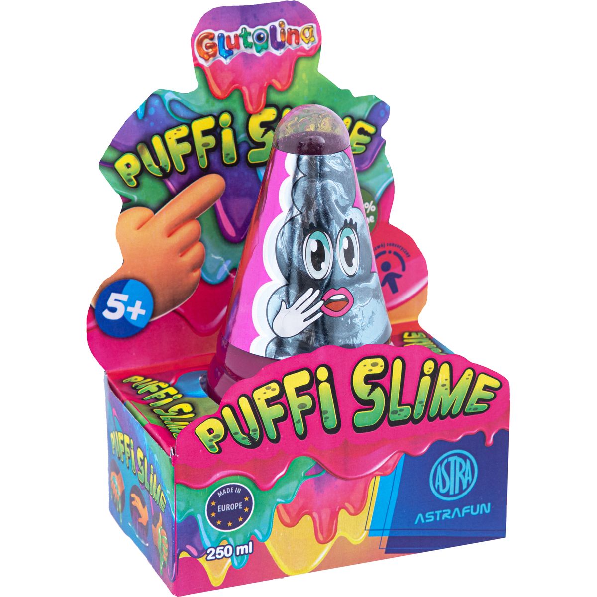 Masa plastyczna dla dzieci Astra Slime Puffi Glutolina mix (336122001)