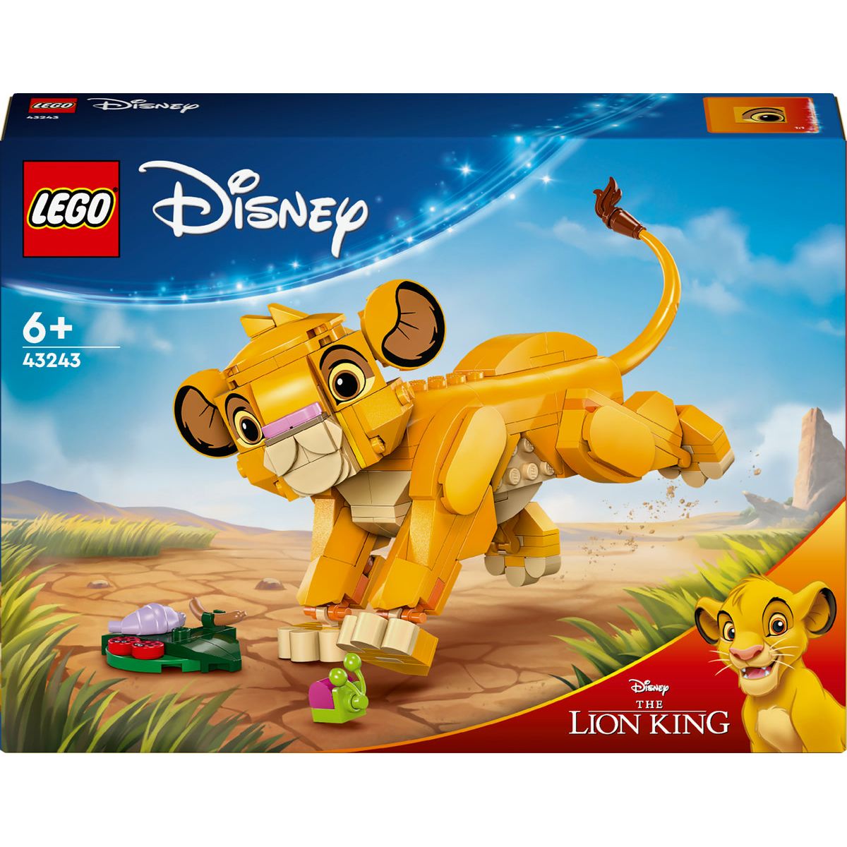 Klocki konstrukcyjne Lego Disney Classic Król Lew — lwiątko Simba (43243)